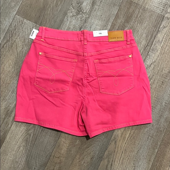 Judy Blue Hot Pink Jean Shorts - Picture 2 of 3